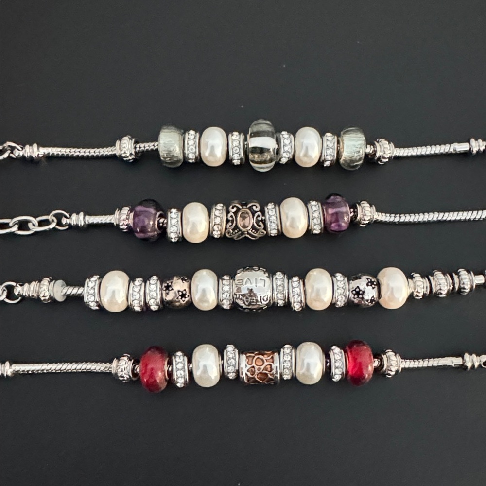 Multi-Color Beaded Bracelets - Picture 6 of 6